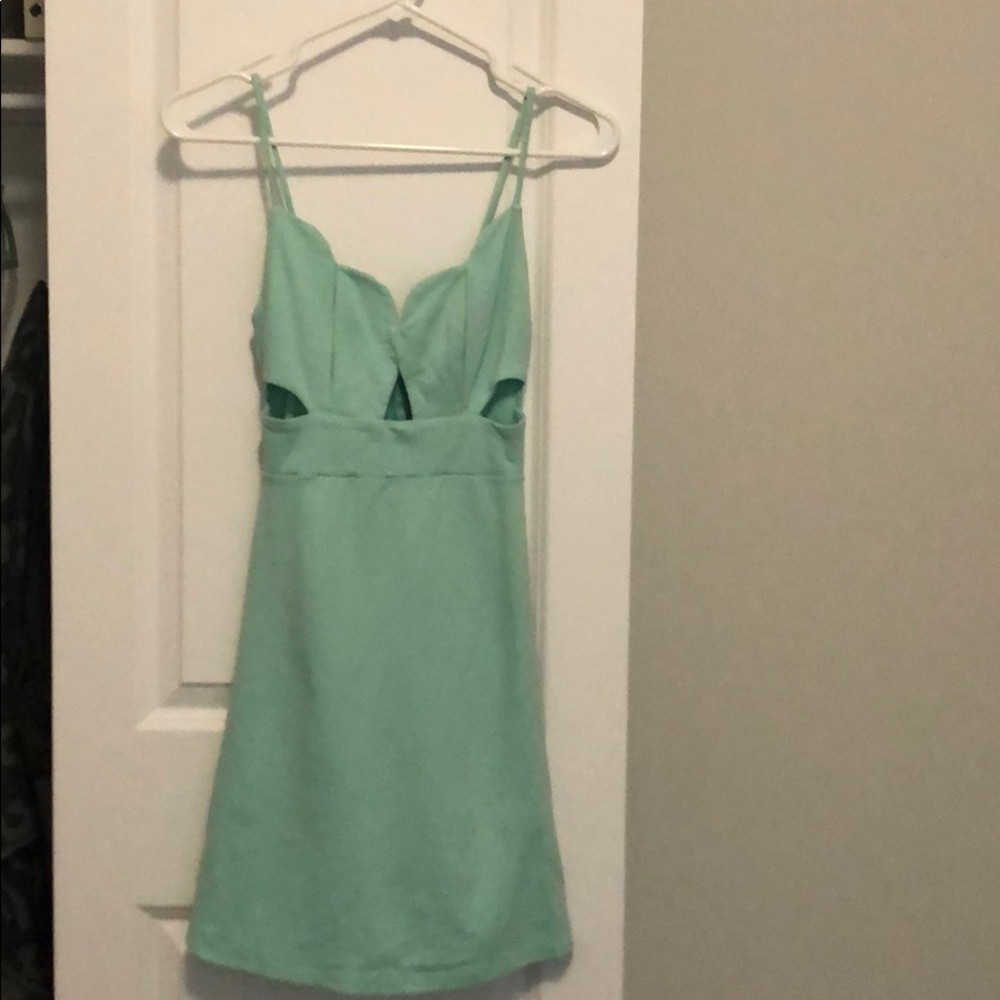 Mint Green Cut Out mini dress size S